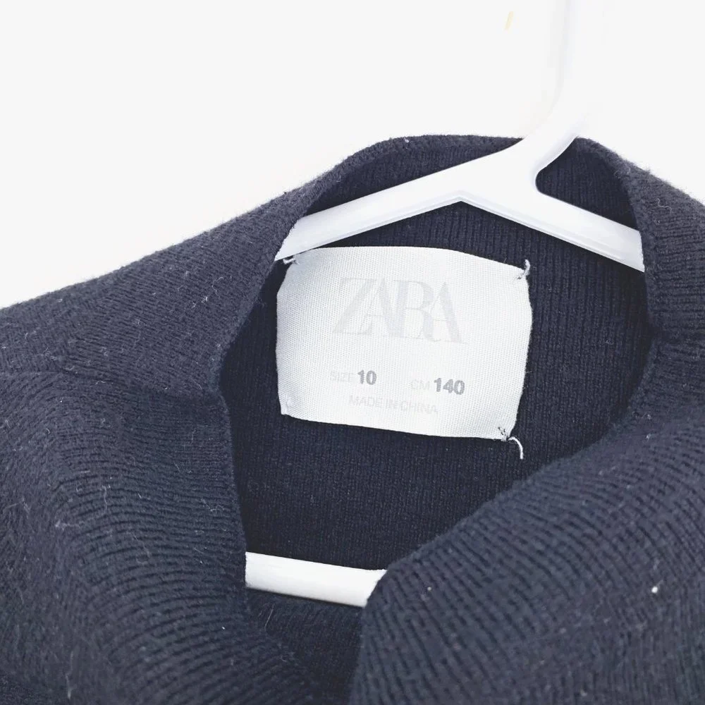 Girls' Zara Mockneck Pocket Tunic Sweater‎